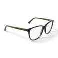 thumbnail image 3 of Christian Siriano Women's Amber Square Prescription Eyeglasses with Case, Grey Tortoise, 3 of 6
