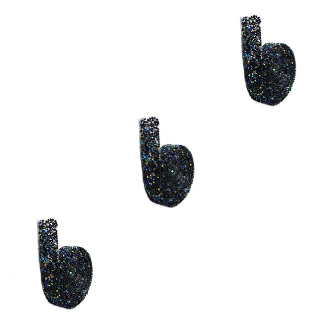 Cateissary Pegatinas ostentosas, cinturón DIY, arreglo de ropa, cuentas decorativas, tira de taladro llamativa para adorno de automóvil, código negro AB Type1 NO1 Cateissary CBP362768