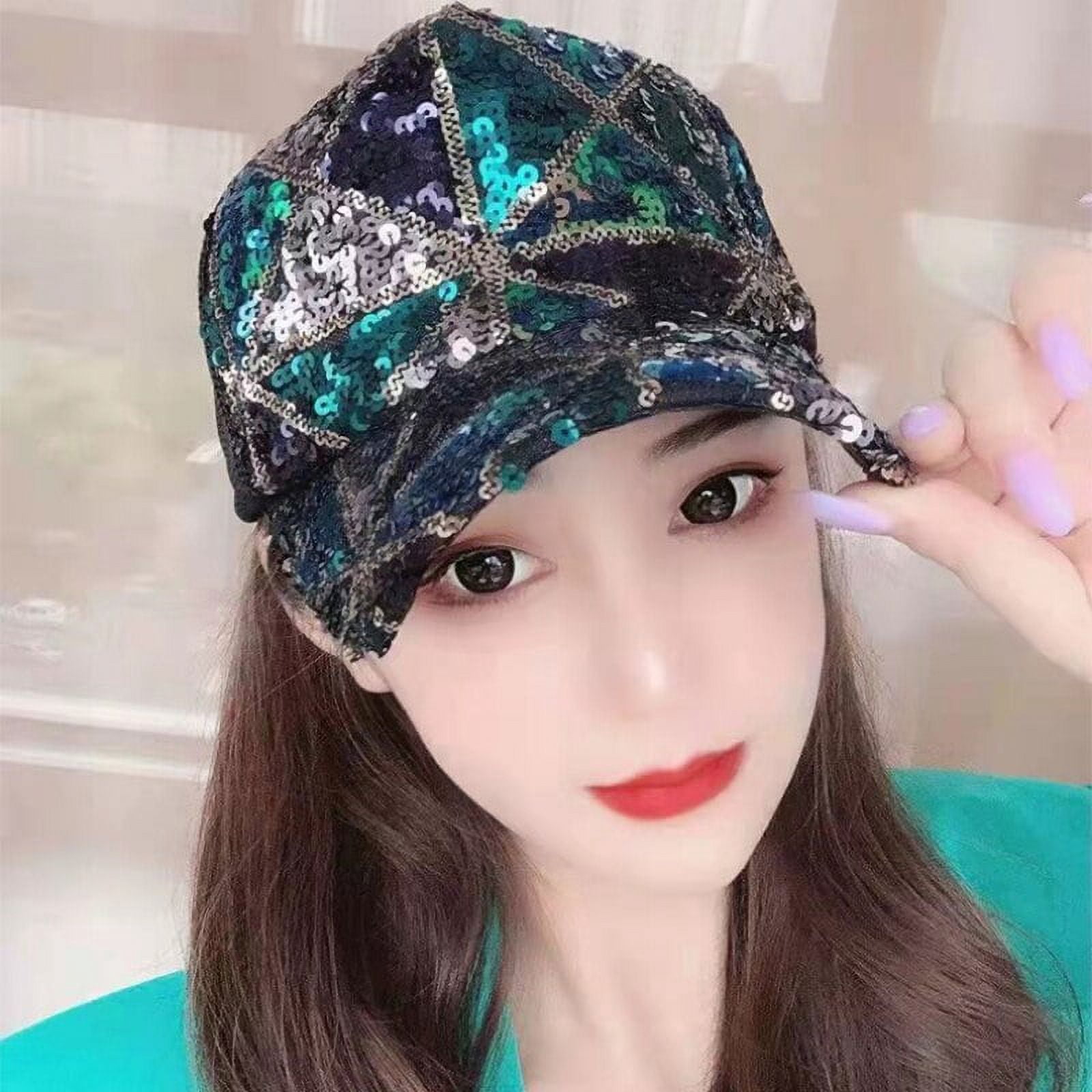 New City Hat Casquette Unisexe En Maille à Paillettes