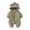 Green, variant on Esaierr Infant Boys Girls Winter Snowsuit Outwear for Newborn Romper Jumpsuit Warm Zip Jumpsuit for 0-18M