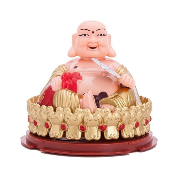 Solar Powered Bobblehead Toy Figure Nohohon, Buddha 073