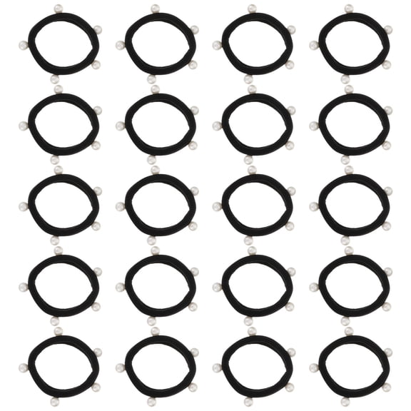 HONMEET 20Pcs Round Hair Accessories for Girls Daily Wearing Elastic Soft Hair Bands