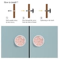 thumbnail image 4 of 4 Pcs Rabbits and Chickens Knobs for Kitchen Cabinet Cupboard Dresser Bookcase Drawer Pulls Handles Round Home Decor, 4 of 5
