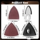 thumbnail image 3 of Kit Almohadillas Lijado para Herramientas Oscilantes 135 Piezas, Almohadillas Lijado Triangulares, Papel Lija Triangular, Almohadillas Lijado para Dedos, Papel Lija para Dedos, 3 of 7