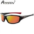 thumbnail image 3 of Mistaha Lunettes de Soleil Polarisées Vision Nocturne pour Hommes, Protection UV Lunettes de Sport Extérieures avec Jambes Rouges - Lunettes Élégantes pour Cyclisme et Course, 3 of 6