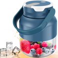 thumbnail image 2 of Portable Blender USB Rechargeable Blender Juicer Cup with 8 Stainless Steel Blades Efficient Personal Size Blender Fruit Mixer Smoothies Blender 500ml with Overload Protection for Home Of, 2 of 6
