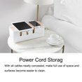thumbnail image 4 of Power Cord Storage Box, Made Of ABS And Rubber Wood, All Cables Neatly , Fit Almost Every Size Of Power Strip., 4 of 8