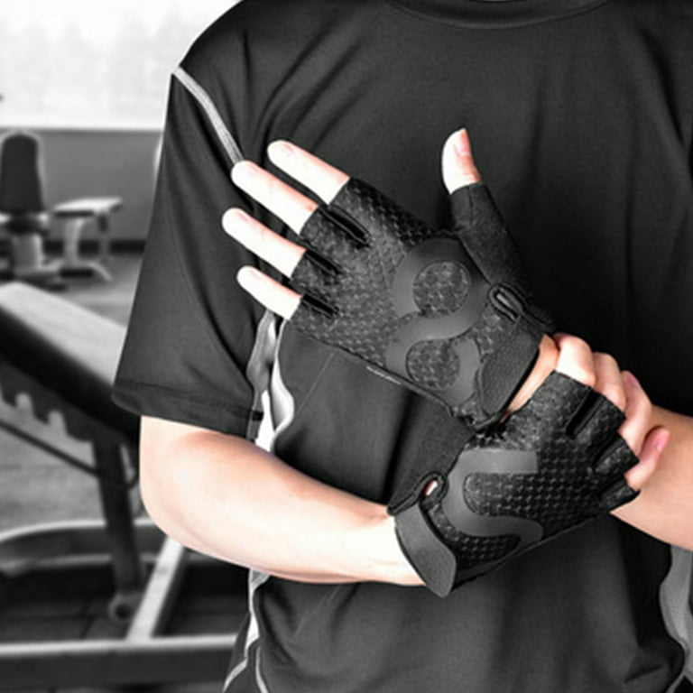 Cycling Gloves Bike Gloves Bicycle Gloves Gym Gloves Lightweight 3MM Gel Pad Shock Absorbing Anti Slip Breathable for Biking Road Biking Mountain Bike