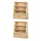 thumbnail image 1 of 2x 1:12 Escala Dollhouse Gabinete Estantes De Exhibición Dollhouse Living Room Decor, 1 of 4