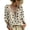 T20# Beige, variant on Boho Tops for Women Fall Polka Dot 3/4 Sleeve Lace Up Peasant Blouse, Abstract Geometric, Lightweight, Dressy Casual, Loose Fit Tunic, Bohemian Ruffle Shirts Beige,2XL