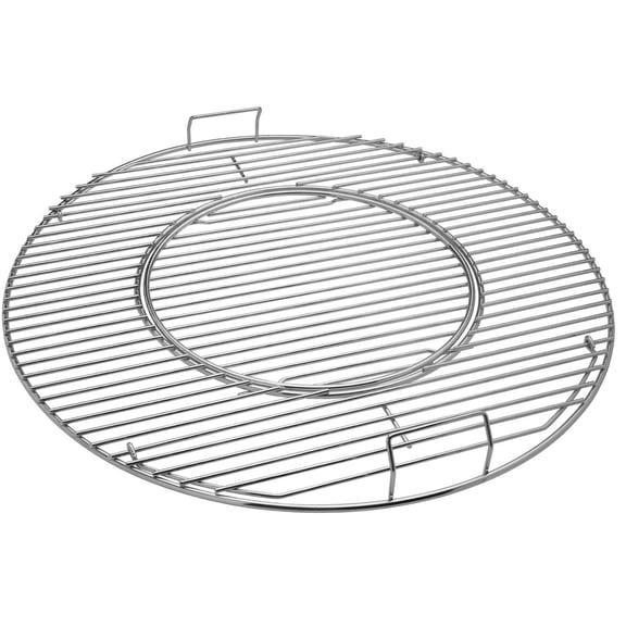 GASPRO Grill Grate Replacement for Weber 22 Inch Charcoal Grill, 8835 Gourmet BBQ System Hinged Cooking Grate, Heavy Duty Stainless Steel, 21.5" x 21.5" BBQ Grill Rack
