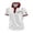 1#White582, variant on Men's Graphic Polo Shirt Contrast Trim Sport Inspired Soccer Lion Print Tshirt