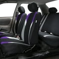 thumbnail image 3 of FH Group Premium Modernistic Universal Seat Covers Fit For Car Truck SUV Van - Purple Front Seats, 3 of 7