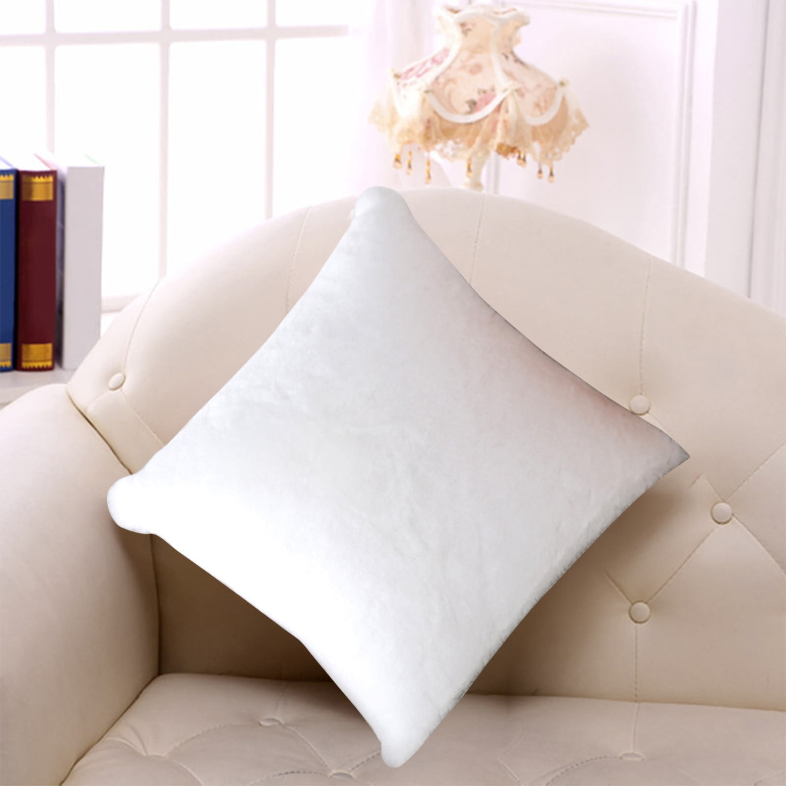 XYAIYT Soft Polyester Decorative Throw Pillow for Couch,Living Room,Bedroom Outdoor Spaces Machine Washable,Elegant Design,Perfect for Year Round Home Decor and Relaxed(White)