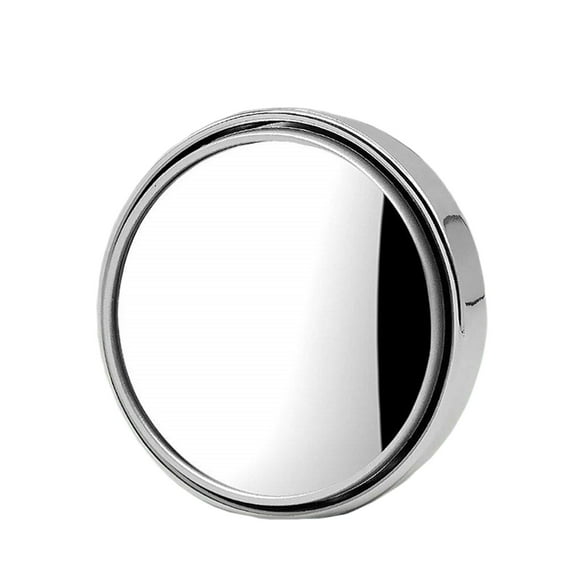 Side Rearview Mirror 2.8 in Round HD Glass 360° Adjustable Aluminum Frame Universal for Cars SUVs Trucks