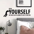 thumbnail image 2 of Adhesivos de pared Push Yourself Motivational de PVC, 20 x 30 cm, 2 hojas, 2 of 3