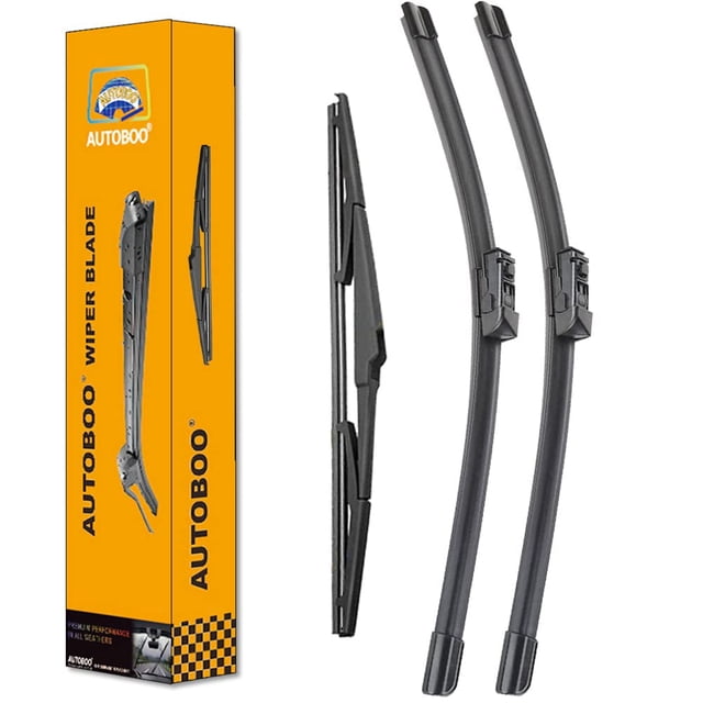 Limpiaparabrisas AUTOBOO de 26 cm + 17 cm con Subaru trasero de 35 cm