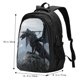 thumbnail image 5 of Balery Valley Gray Dragon Mochila con carga USB para hombre y mujer - Mochila impermeable y antirrobo para laptop con puerto USB para viajes, trabajo, 5 of 7