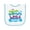 White and Light Blue, variant on Inktastic Daddy is Worlds Best Nurse Baby Terry Cloth Bib