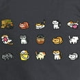 thumbnail image 3 of CafePress - Neko Atsume Long Sleeve T Shirt - Long Sleeve Dark T-Shirt, 3 of 4