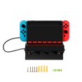 thumbnail image 4 of Soporte RGB para montaje en pared 7 ranuras para tarjetas de juego para consola Switch/Switch color negro, 4 of 5