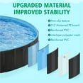 thumbnail image 4 of Yaheetech 4XL Foldable Pet Pool, Portable PVC Bath Tub for Dogs and Cats, Black, 4 of 7