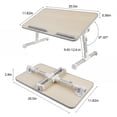 thumbnail image 6 of COWIN Laptop Desk Table, Adjustable Laptop Stand, Foldable Lap Desks 20.5×11.82 in (Beige), 6 of 9