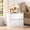2 Drawer, variant on 2 Drawer Dresser for Bedroom, Small Dresser for Closet Organizer, Modern White Nightstand, Wood Storage Cabinet for Hallway, Entryway, Sofa Side Table, Chest of Drawers