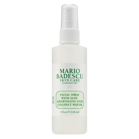 Mario Badescu Setting Facial Spray Mist with Aloe & Coconut Water, Refreshing and Hydrating Makeup Spray, Alcohol Free, Fragrance Free, Dye & Sulfate Free