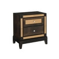 thumbnail image 1 of Global Furniture USA Table de Chevet Texturée en Chocolat Mirror, 1 of 1