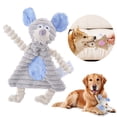 thumbnail image 2 of LGCASL Dog Plush Toys Clearance! Dog Plush Toy Squeaky Interactive Puppy Dog Toy with Crinkle Paper Chew Toy for Small and Medium Dogs with Cute Shape, Grey, 2 of 9