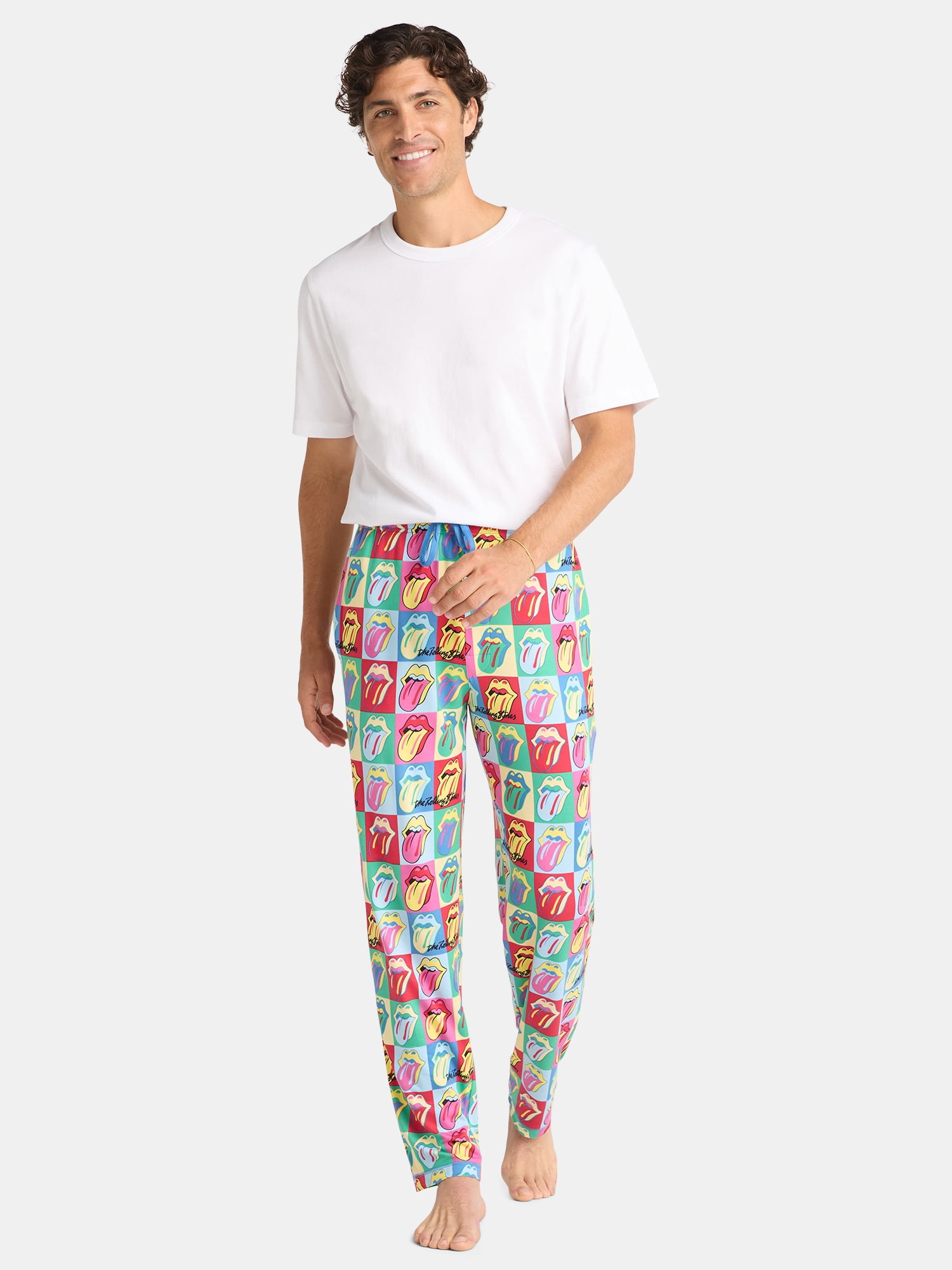 Rolling Stones Men's Graphic Sleep Pants, Sizes S-2XL