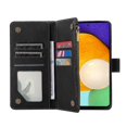 thumbnail image 5 of Funda de cuero con diseño de bolsillo para Samsung Galaxy A32 5g/m32 5g, con 9 ranuras para tarjetas y función atril., 5 of 5