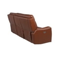 thumbnail image 6 of Steve Silver Natalia Leather Dual Power Reclining Sofa, Coach brown, 6 of 8