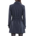 thumbnail image 6 of Alpine Swiss Keira Womens Trench Coat Double Breasted Wool Jacket Belted Blazer, 6 of 7