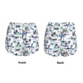 thumbnail image 4 of Disketp Hawaii Palms Print Women's Shorts Workout Shorts for Athletic Gym Running Shorts with Phone Pockets XX-Large, 4 of 8