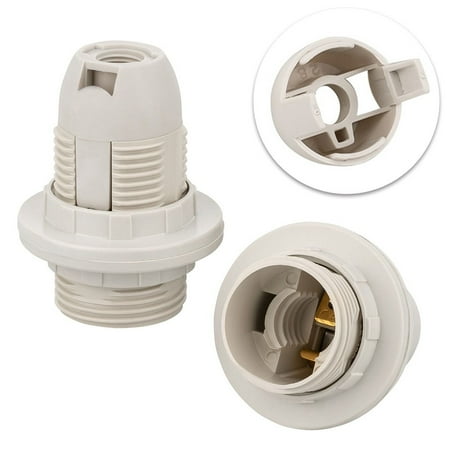 

E14 Plastic Lamp holder 2 Screen holder rings Screw rings