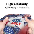 thumbnail image 6 of HELLHERO Independence Day Set of 2 Rollator Seat Back Cover with Stretchable Material Comfortable, Breathable Fabric Rollator Walker Seat and Backrest Covers for Outdoor Streets, 6 of 9