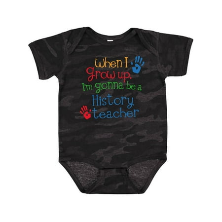 

Inktastic Future History Teacher Historian Gift Baby Boy or Baby Girl Bodysuit