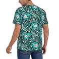 thumbnail image 2 of Fotbe Lephants in the Jungle Baseball Jersey Shirt for Men and Women, Casual Short Sleeves Button Down T-Shirt-, 2 of 9