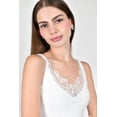 thumbnail image 4 of Blusa de peluche con encaje Roman Fashion /Juvenil, 31503 (Blanco) blanco CH, 4 of 5