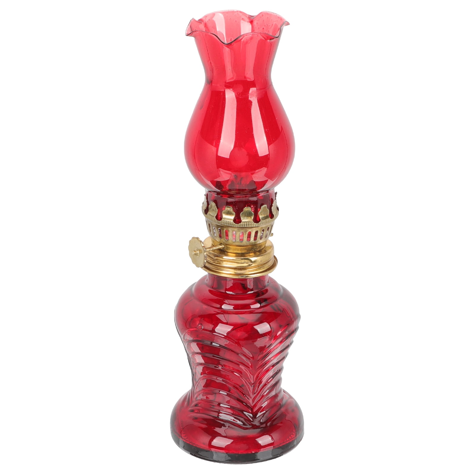 Glass Kerosene Lamp Desktop Vintage Romantic Kerosene Lamp for Indoor