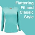 thumbnail image 6 of Natural Uniforms Under Scrub Tee Crew Neck Long Sleeve T-Shirt Underscrub Tee (Hunter Green, X-Large), 6 of 7