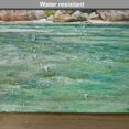 thumbnail image 6 of Ambesonne Tropical Place Mats Set of 4, Scenery of Island Tree, Standard Size, Blue and Fern Green, 6 of 6