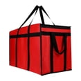 thumbnail image 4 of Elodie Sac de Livraison Isolé Sac de Livraison à Emporter pour Travail Voyage Traiteur Rouge Noir, 4 of 8