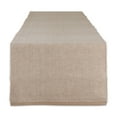 thumbnail image 1 of Design Imports CAMZ12424 DII Stone & White 2-Tone Ribbed Table Runner, 1 of 2