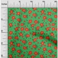 thumbnail image 2 of oneOone Rayon Green Fabric Leaves & Clover Craft Projects Decor Fabric Printed By The Yard 56 Inch Wide, 2 of 5