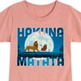 thumbnail image 3 of The Lion King - Hakuna Matata - Toddler & Youth Girls Short Sleeve Graphic T-Shirt, 3 of 5