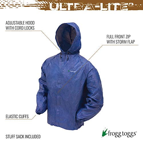 Frogg Toggs UL62104 Ultra Lite Jacket Waterproof Choose color w/ STUFF SACK NEW