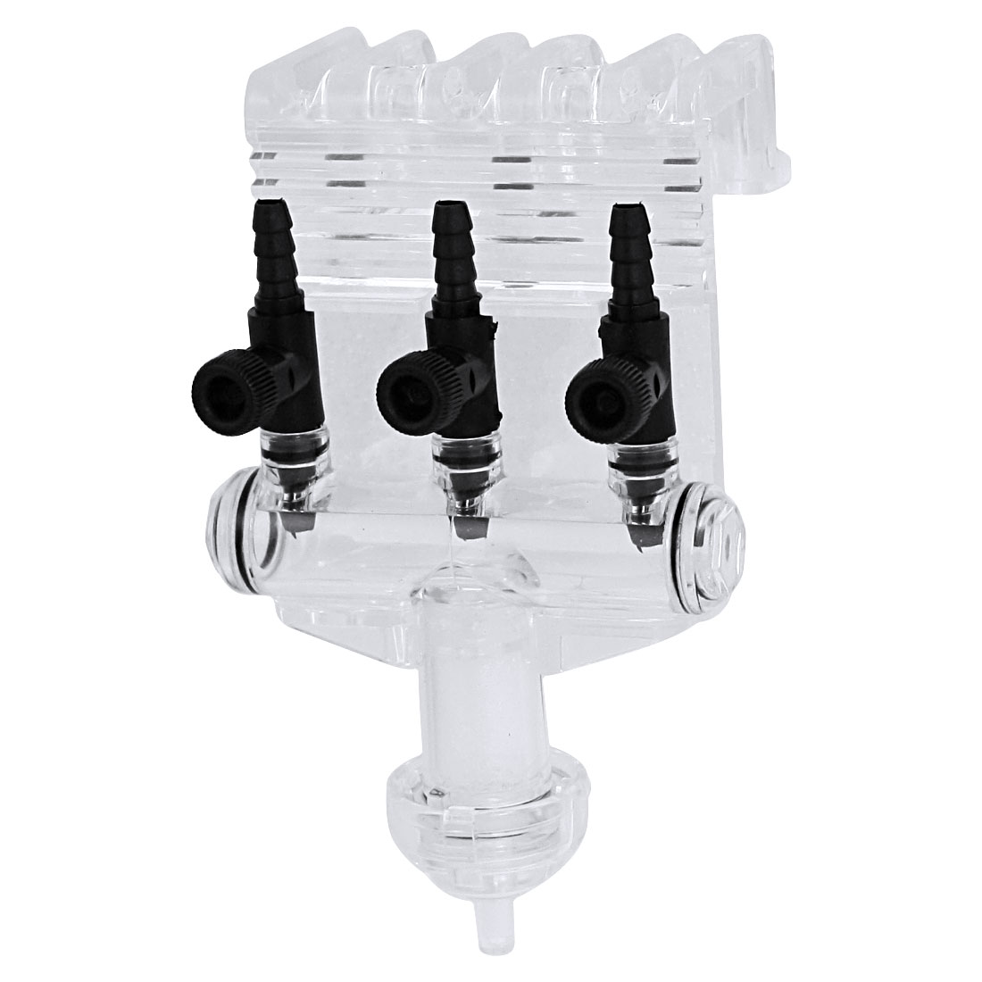 Unique Bargains Adjustable 3 Way Oxygen Flow Plastic Air Control Valve